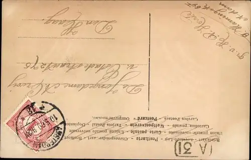 Ak Sängerin Violet Wegner, Portrait