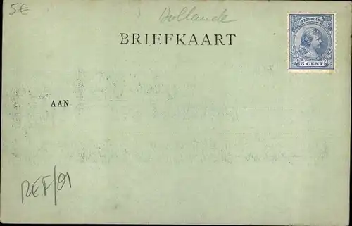Mondschein Ak Utrecht Niederlande, Catharine Singel, Kanal