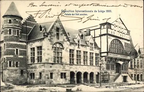 Ak Liège Lüttich Wallonien, Exposition Internationale 1905, Palais de l'Art ancien