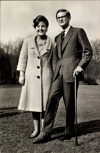 Ak Prinzessin Margriet der Niederlande, Pieter van Vollenhoven, 1965