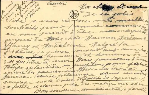 Ak Coo Stavelot Wallonien Lüttich, Cascade de Coo