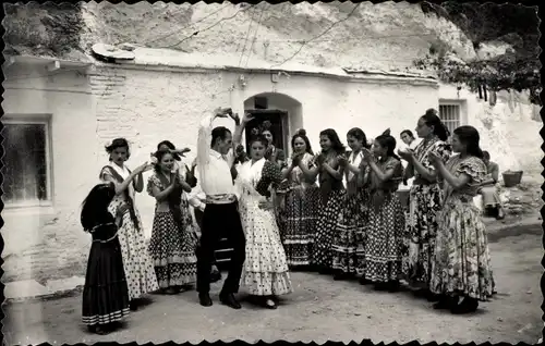 Ak Granada Andalusien Spanien, Gitanos del Sacro Monte