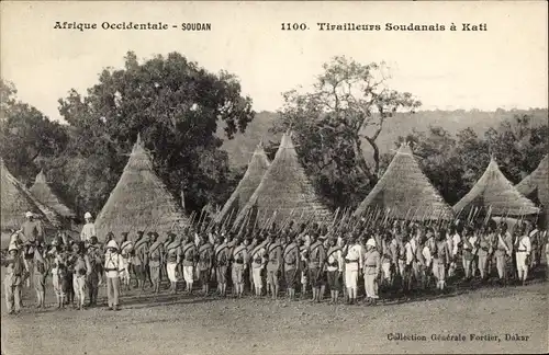 Ak Soudan Francais Mali, Tirailleurs Soudanais à Kati