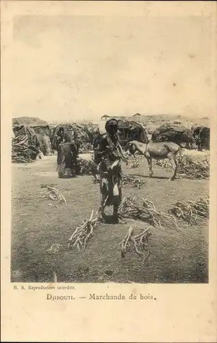 Ak Djibouti Dschibuti, Marchande de bois