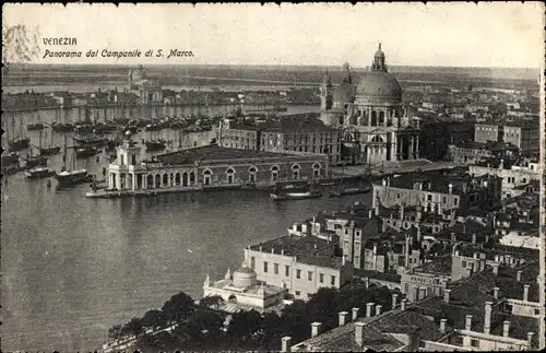 Ak Venezia Venedig Veneto, Panorama dal Campanile di S. Marco