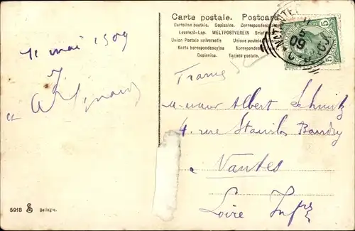 Ak Bellagio Lago di Como Lombardia, Gesamtansicht