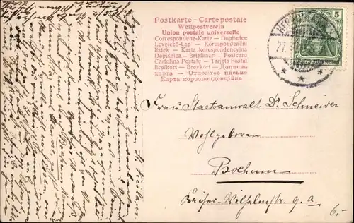 Ak Schauspielerin und Opernsängerin Reta Walter, Portrait