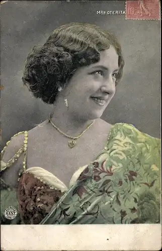 Ak Schauspielerin Oterita, Portrait