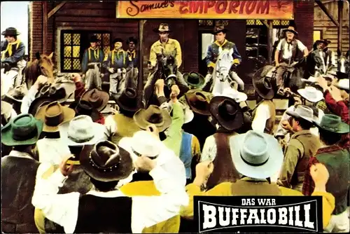 Ak Filmszene aus Das war Buffalo Bill, Fährte des weißen Waffenhändlers, Bild Nr. 34