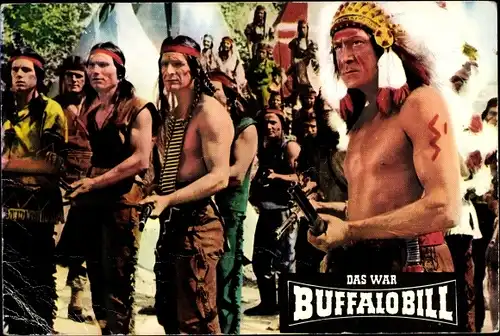 Ak Filmszene aus Das war Buffalo Bill, Häuptling Gelbe Hand, Indianer, Bild Nr. 63