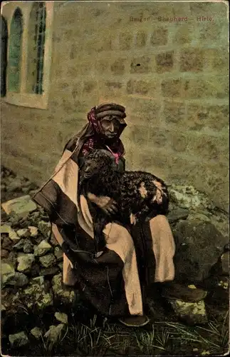 Ak Israel, Berger, Shepherd, Hirte, Schaf