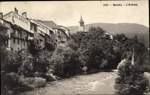 Ak Boudry Kanton Neuenburg, L'Areuse, Boulangerie