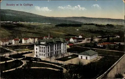 Ak Boudry Kanton Neuenburg, Le Collège