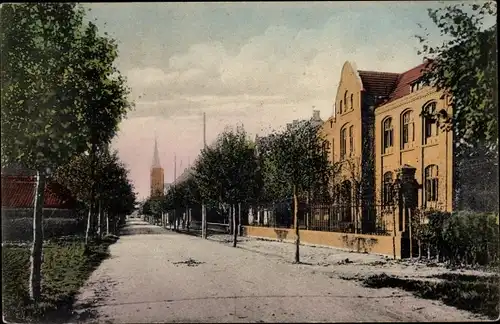 Ak Büderich Wesel am Niederrhein, Rheinstraße