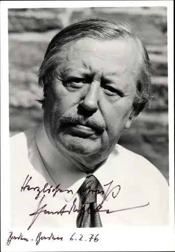 Ak Schauspieler Paul Dahlke, Portrait, Autogramm