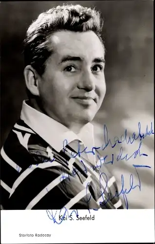 Ak Schauspieler Kais S. Seefeld, Portrait, Autogramm