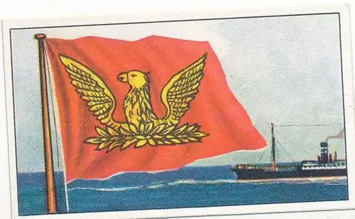 Sammelbild Reedereiflaggen der Welthandelsflotte, Bild 238 England, Pelton Steamship Co.
