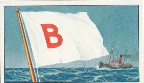 Sammelbild Reedereiflaggen der Welthandelsflotte, Bild 13 Deutschland, Otto Beucker Wesermünde