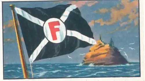 Sammelbild Reedereiflaggen der Welthandelsflotte, Bild 111 Deutschland, Seerederei Frigga AG