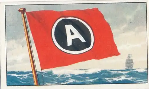 Sammelbild Reedereiflaggen der Welthandelsflotte, Bild 335 USA, Alaska Steamship Co.