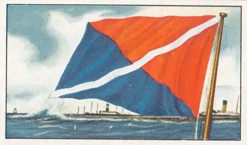 Sammelbild Reedereiflaggen der Welthandelsflotte, Bild 170 England, Bank Line Ltd.