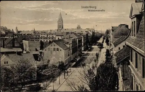 Ak Tschernjachowsk Insterburg Ostpreußen, Wilhelmstraße