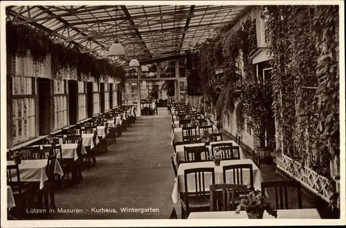 Ak Giżycko Lötzen Lözen Masuren Ostpreußen, Kurhaus, Wintergarten