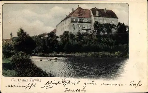 Ak Brtnice Pirnitz Region Hochland, Schloss