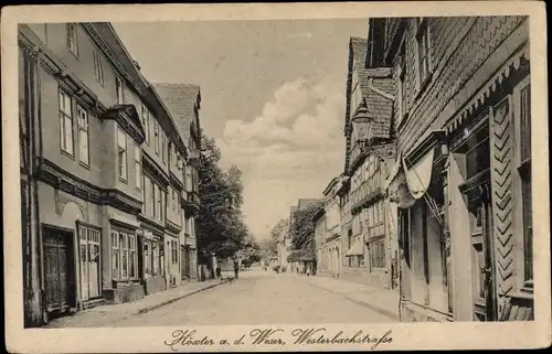 Ak Höxter an der Weser, Westerbachstraße