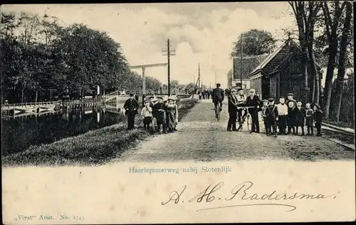 Ak Sloterdijk Amsterdam Nordholland Niederlande, Haarlemmerweg