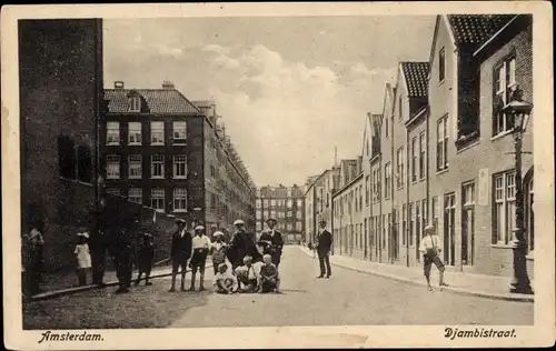 Ak Amsterdam Nordholland Niederlande, Djambistraat