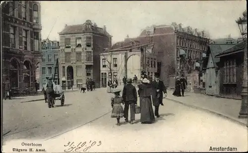 Ak Amsterdam Nordholland Niederlande, Overtoom