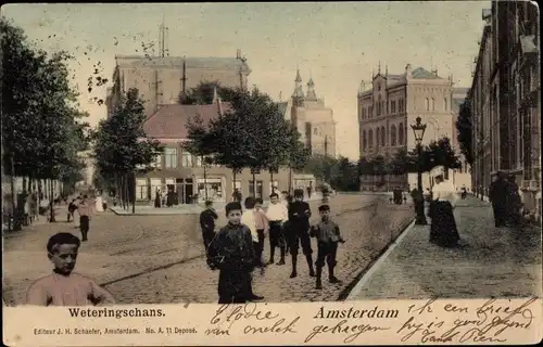 Ak Amsterdam Nordholland Niederlande, Weteringschans