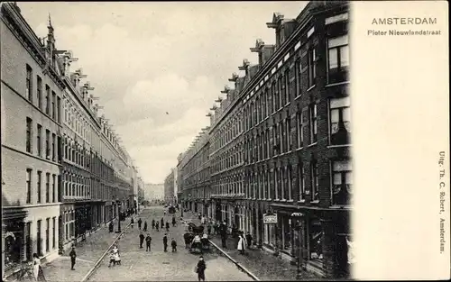 Ak Amsterdam Nordholland Niederlande, Pieter Nieuwlandstraat