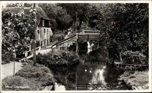 Ak Giethoorn Overijssel Niederlande, Bonds Cafe Restaurant De Waterlelie