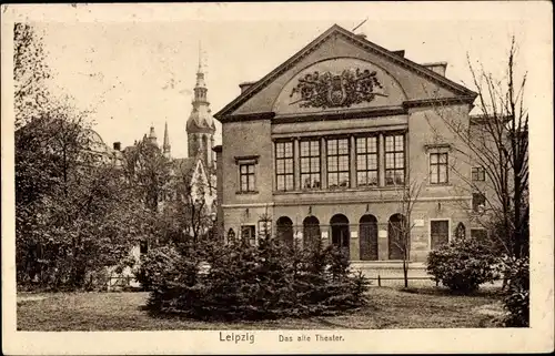 Ak Leipzig, Das alte Theater