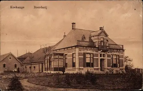 Ak Koekange Drenthe, Boerderij