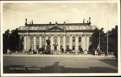 Ak Stockholm Schweden, Riddarhuset