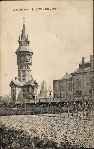 Ak Schoonhoven Südholland Niederlande, Watertoren
