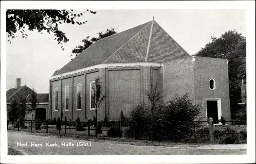 Ak Halle Gelderland, Ned. Herv. Kerk