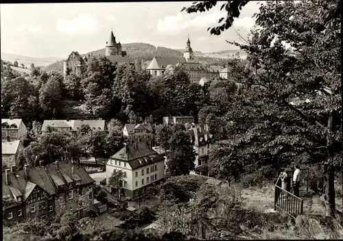 Ak Schwarzenberg im Erzgebirge Sachsen, Blick vom Ottenstein