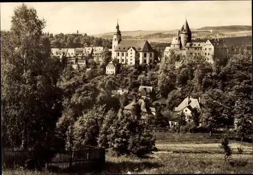 Ak Schwarzenberg im Erzgebirge Sachsen, Panorama
