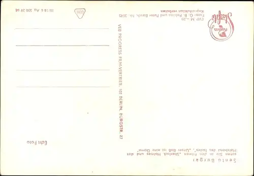 Ak Schauspielerin Senta Berger, Sherlock Holmes, Portrait, Dekollete