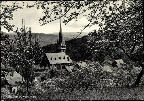 Ak Wilsenroth Dornburg im Westerwald Hessen, Blick zur Kirche