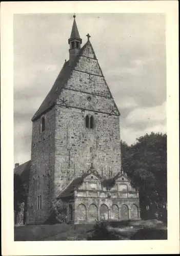 Ak Apelern in der Grafschaft Schaumburg, evang.-luth. Kirche