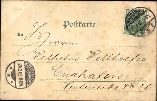 Ak Magdeburg, Rathaus und alter Markt