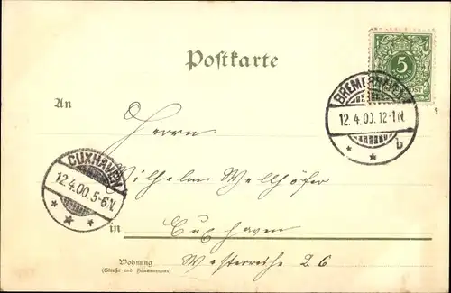 Ak Bremerhaven, Schiffe im Hafen aus der Vogelschau