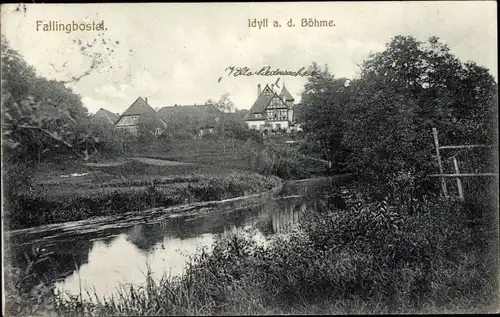 Ak Bad Fallingbostel Lüneburger Heide, Idyll a. d. Böhme