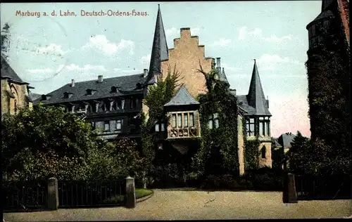 Ak Marburg an der Lahn, Deutsch-Ordens-Haus