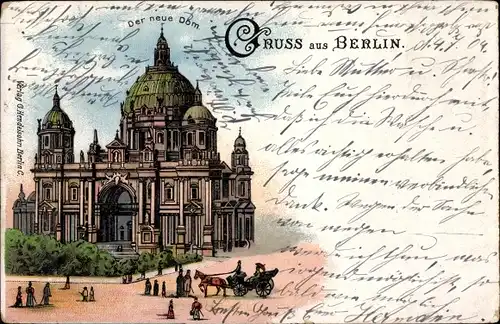 Litho Berlin Mitte, der neue Dom
